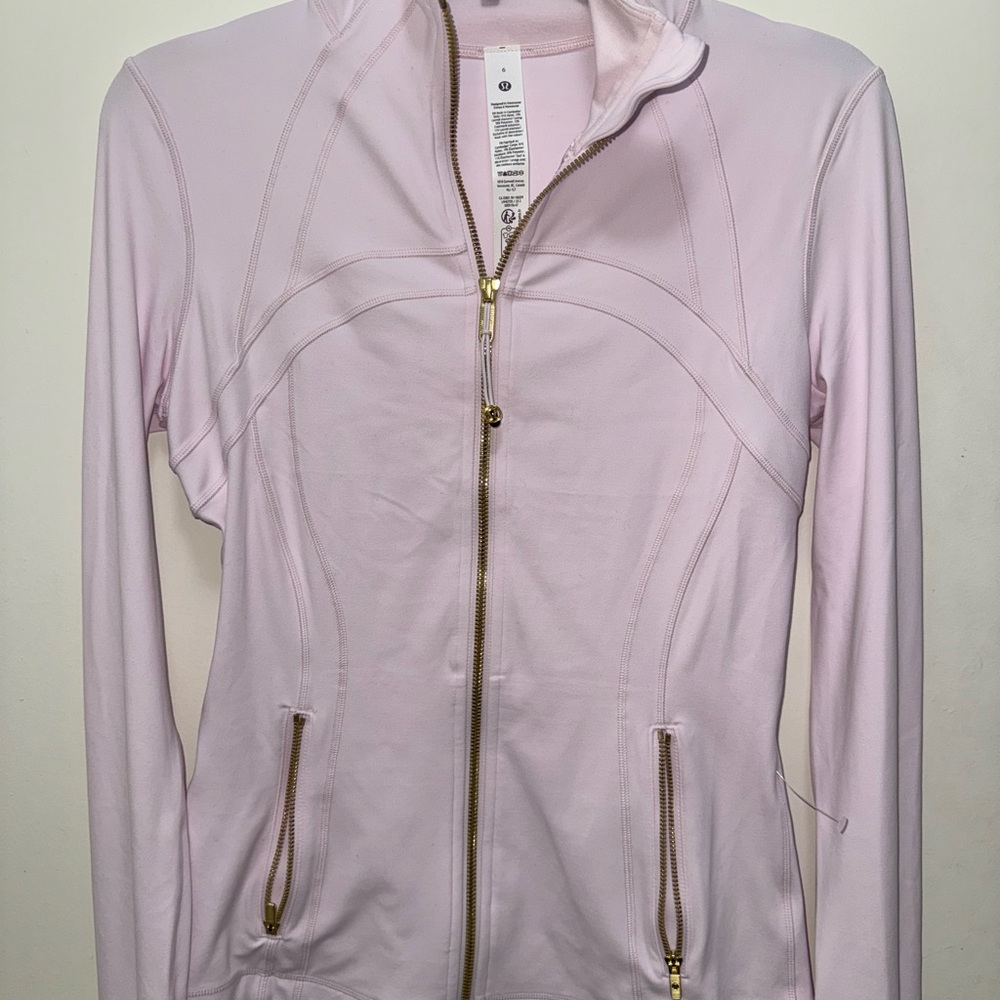 lululemon athletica Light Pink Zip-Up Athletic Jacket